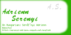 adrienn serenyi business card